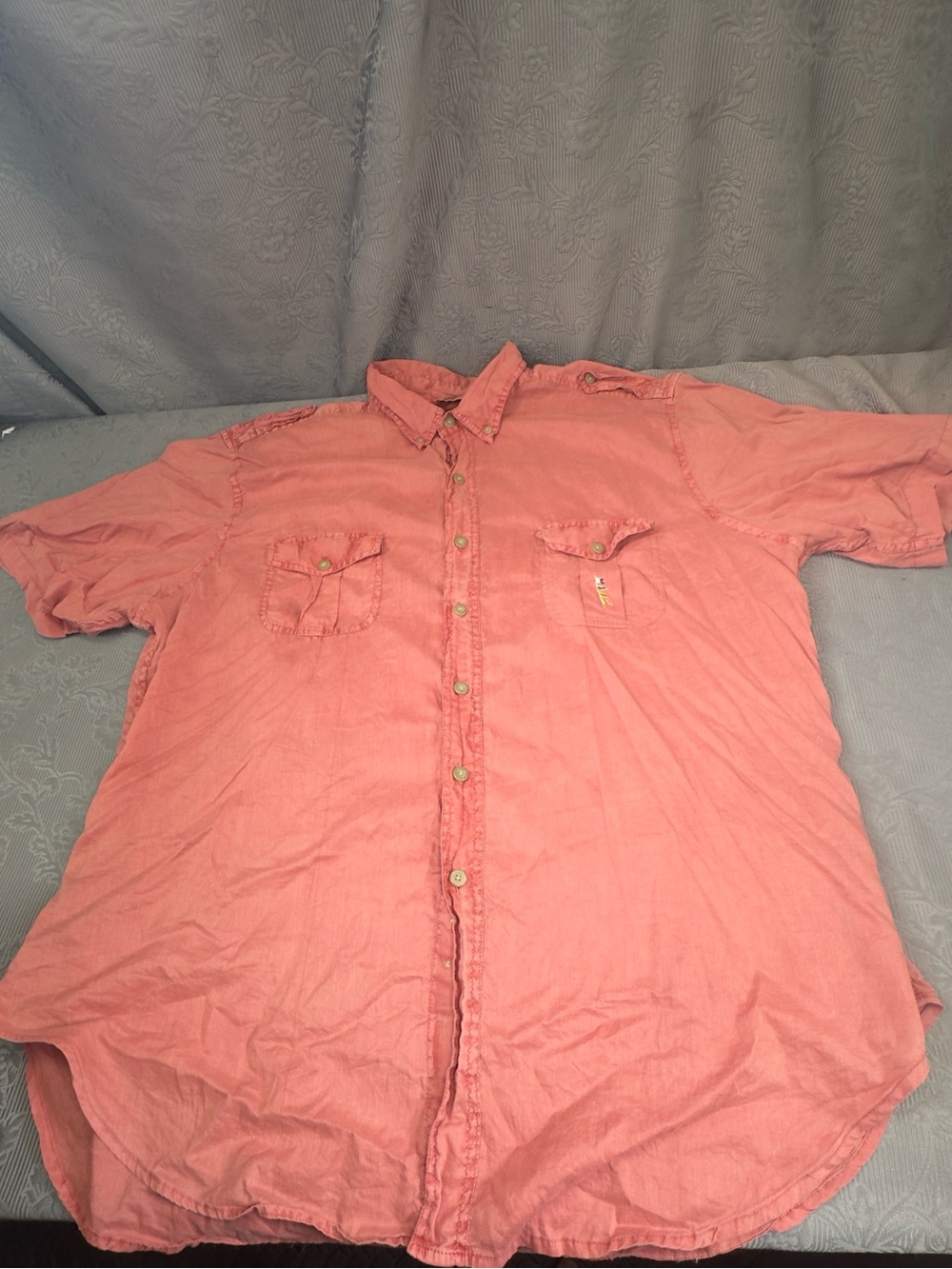 Pusser's of West Indies Short Sleeve Button Up Shirt XXL 55” Chest